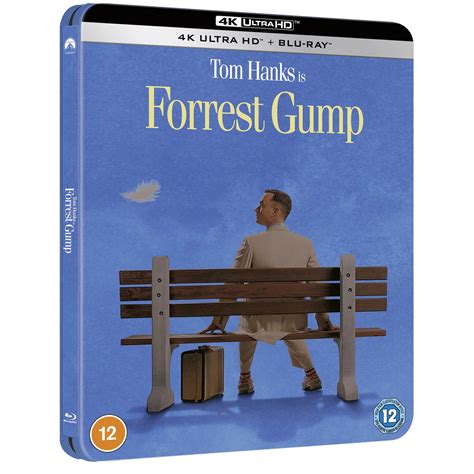 Forrest Gump 4K Ultra HD Zavvi Exclusive Steelbook Includes Blu Ray