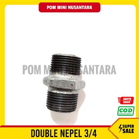 Jual Pom Mini Nusantara Dobel Nepel Pertamini Drat Luar Galvanis