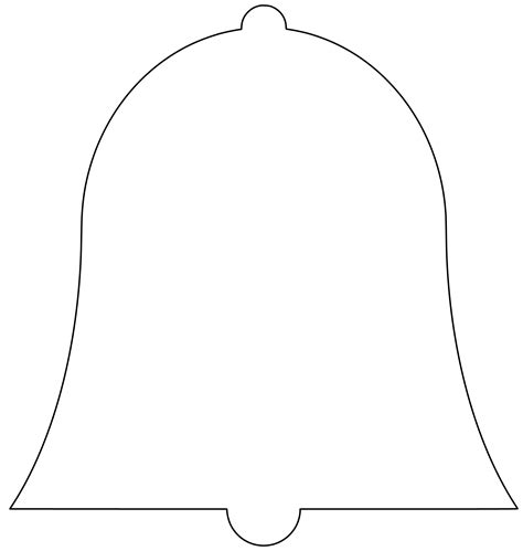 Shape Of Bell Free Printable Papercraft Templates