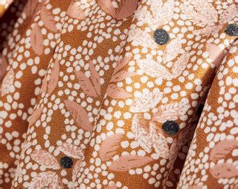 Atelier Brunette Lucie Cedar Crepe Viscose Sold By The Etsy