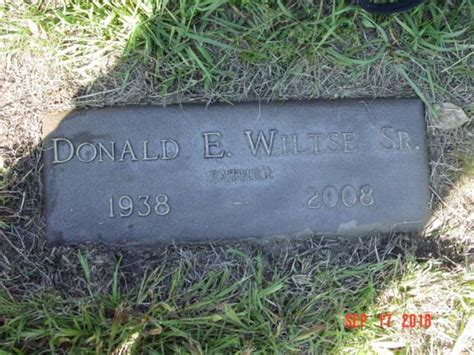 Donald Eugene Wiltse Sr Find A Grave Memorial