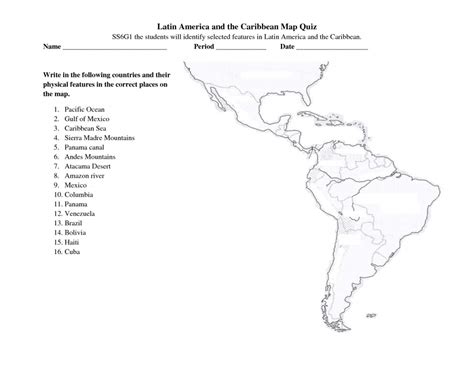 South America Practice Map Test - Proprofs Quiz with regard to Latin ...