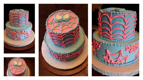 Pink Girly Spider Man Cake By Better Than Cake Cupcake Cakes Cupcakes