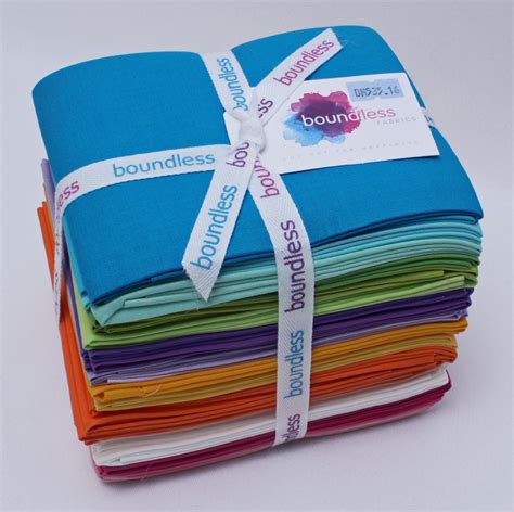 Fat Quarter Bundle Va Va Vibrant Solids Bright Colors Boundless