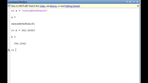 Matlab Tutorial Get Variable Type Youtube