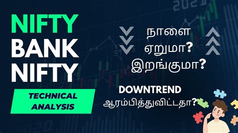 Nifty And Bank Nifty Technical Analysis Downtrend ஆரம்பித்துவிட்டதா