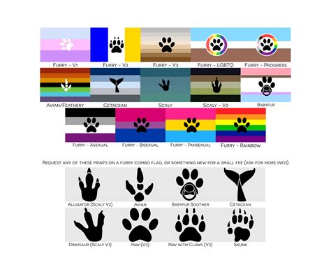 Choose Your Furry Pride Flags Single Or Double Sided 2 Etsy Israel