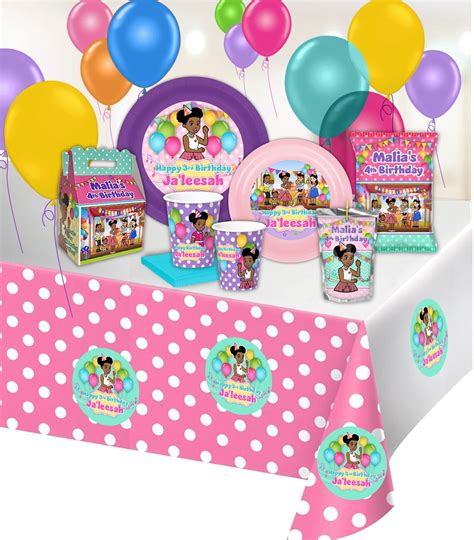 Gracie S Corner Basic Party Pack For 18 Guests Multi Color Etsy