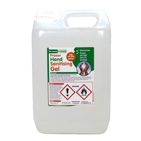 Alcohol Gel 5 Litre Refill Hygiene4less