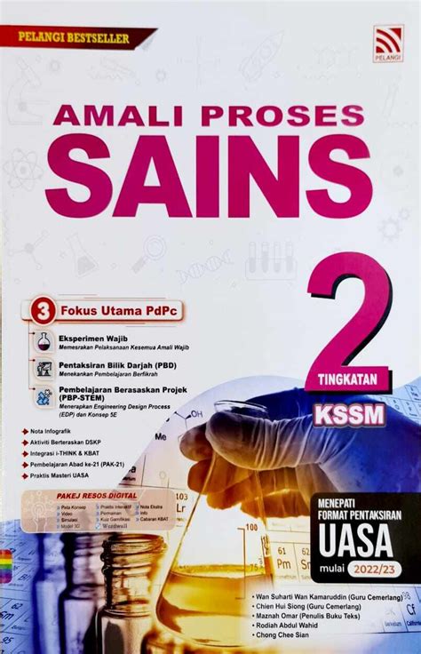 Amali Sains Tingkatan 1 2 3 4 5 Kemahiran Proses Sains Dwibahasa 2024 Kssm Uasa Spm No