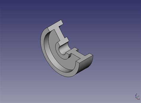 FreeCAD How To Create A Solid From A Sketch By Rotation Extruding XSim