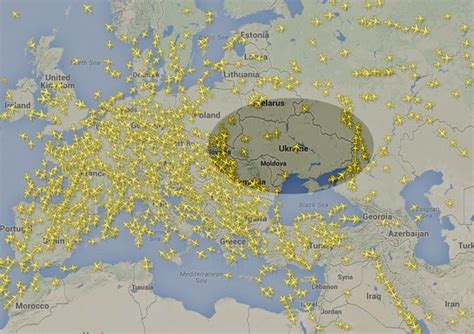 GIS Research and Map Collection: Map of Ukraine Airspace