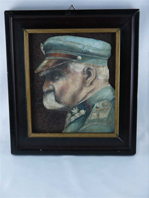 Stanisław Wysocki Portret Marszałka Piłsudskiego na drewnie 3D Warszawa