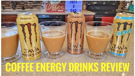 Taste Test Monster Energy Java 300 Triple Shot Coffee Drink Mean Bean