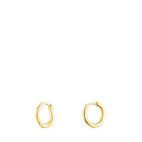 Silver Vermeil Tous Vibrant Colors Hoop Earrings With Gemstones Tous