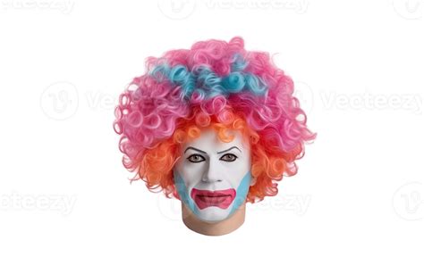 Clown colorful Wig On Transparent Background 41451998 PNG