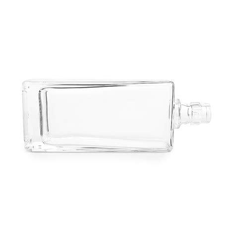 Flat Square Shape Glass Wine Bottle China Manufacturer