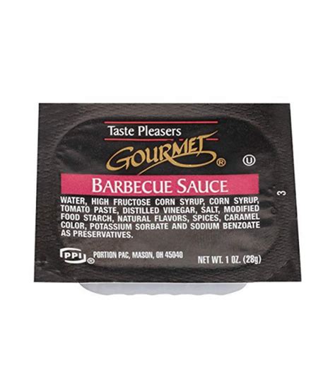 Cookies BBQ Sauce Packets 50 Ct SauceAndToss