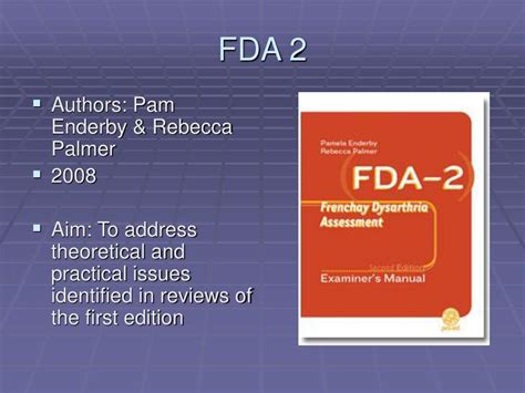 Ppt Frenchay Dysarthria Assessment Whats New Powerpoint