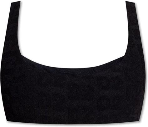 DSQUARED2 Logo Jacquard Bikini Bra ShopStyle