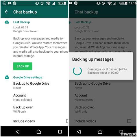 Cara Backup Dan Restore Chat Whatsapp Dengan Google Drive Inwepo