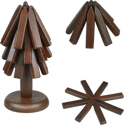 Amazon Wooden Tree Trivet Wooden Trivets For Hot Dishes Tree Shape