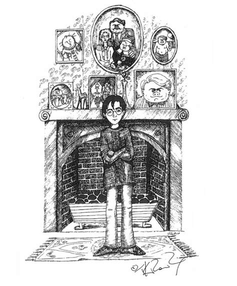 Privet Drive J K Rowling S Harry Potter Sketches From Pottermore