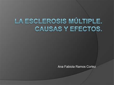 Esclerosis Multiple Ppt Descarga Gratuita