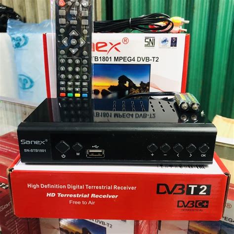 Jual Set Top Box Sanex Sn Stb Dvb T Receiver Tv Digital Stb Dvb T