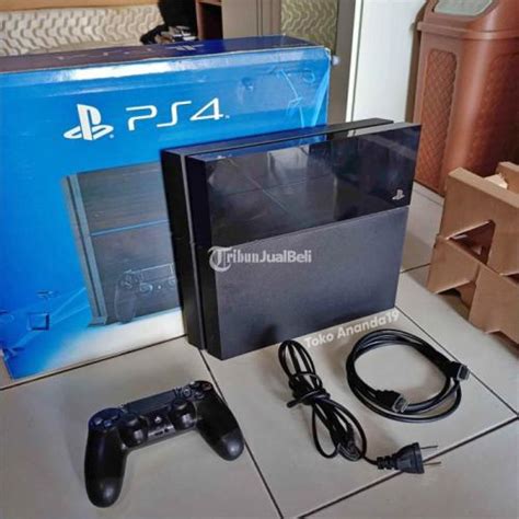 PlayStation PS 4FAT 500GB Bekas Original Sony Seri CUHdi1000A Fullset