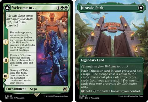 The Jurassic Park Cards In The Lost Caverns Of Ixalan Revealed