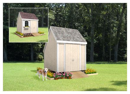 8 X 10 E Z Shed Plan Gable Home Designing Service Ltd