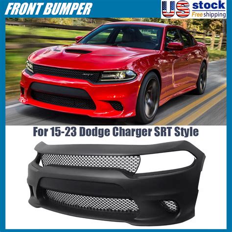 New For Dodge Challenger Full Front Bumper Cover Grille Lip