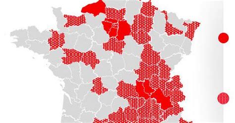 Santé Coronavirus la liste des 38 nouveaux départements sous couvre feu