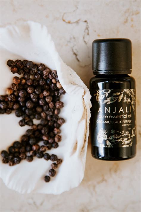 Black Pepper Organic Anjali Pure Essential Oils