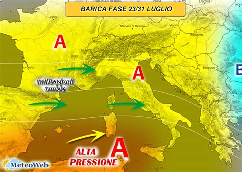 Le Previsioni Meteo Per Fine Luglio Tendenza Estremamente Variabile