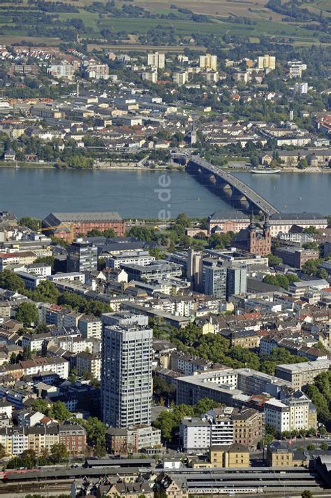 Mainz Von Oben Stadtansicht Mainz