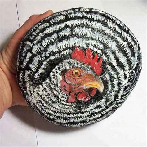 50 Easy Diy Chicken Painted Rocks Ideas