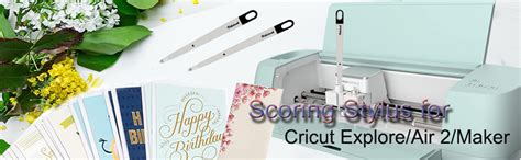 Vikdook Scoring Stylus For Cricut Explore Air2 Maker 3 Folding Scoring Stylus Tools Pen For