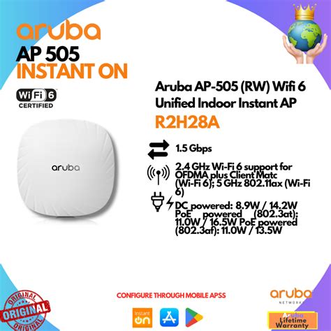 Aruba Instant On Ap Rw X Wi Fi Indoor Access Point R W A