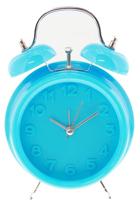 Twin Bell Alarm Clock (Blue) | at Mighty Ape Australia