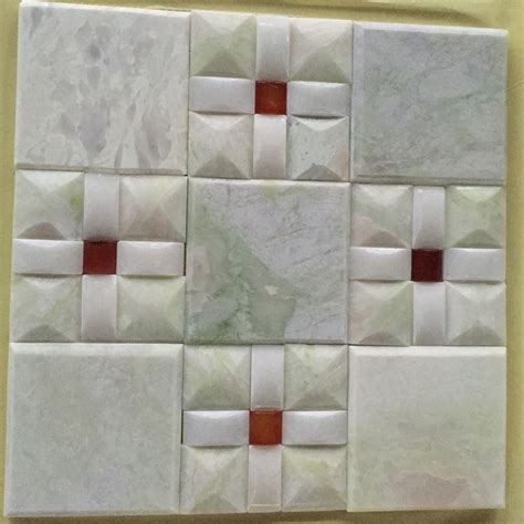 Best Mosaic Good Quality Bread Pattern Marble Mosaic 3d Tile