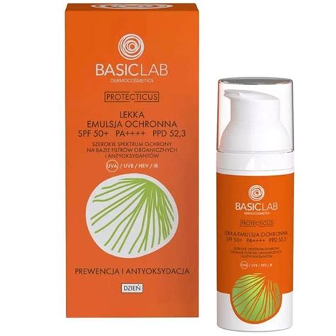 Basiclab Lekka Emulsja Ochronna SPF50 50 Ml 13769877192 Allegro Pl