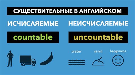 Исчисляемые и Неисчисляемые Существительные в Английском Языке - YouTube