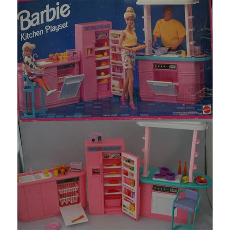 My Favourite Doll - Kitchen Playset (Barbie) (pink)