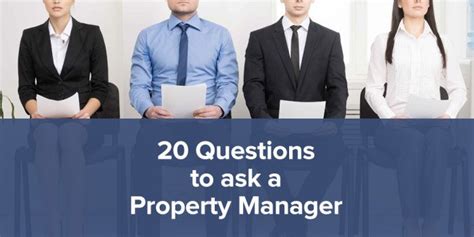 Top 20 Questions To Ask Before Hiring A Property Manager