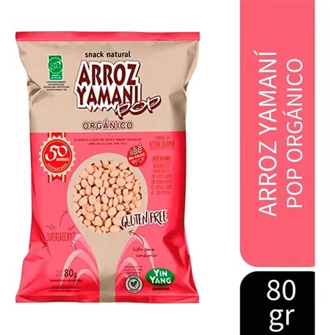 Arroz Yamaní Pop Yin Yang Orgánico Sin Tacc 80g MercadoLibre