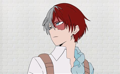 Shoto Todoroki Svg My Hero Academia Svg Svg Layered By Etsy