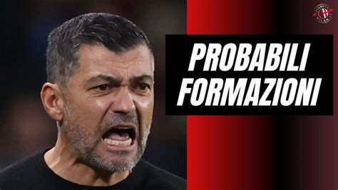 Derby Inter Milan Probabili Formazioni Conceicao Un Solo Cambio