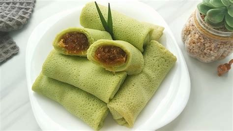 Resepi Kuih Ketayap Kulit Lembut Dan Isi Lemak Manis Kue Dadar